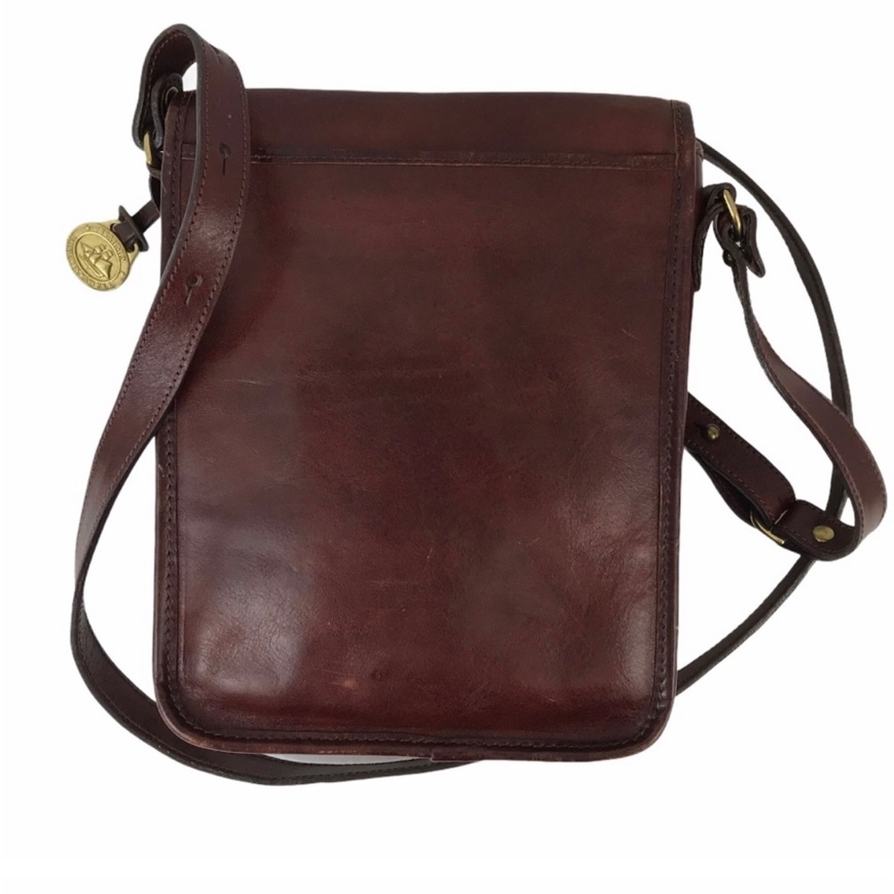 Brahmin Small Cognac Crossbody Shoulder Bag VTG